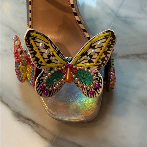 Betsey Johnson Colorful Butterfly Sandals - Picture 5 of 7